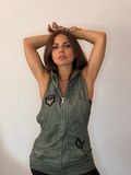 GILET EFFETTO VINTAGE