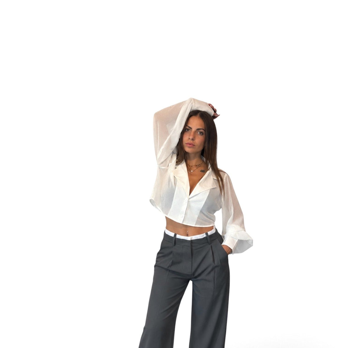 CAMICIA STRASS