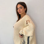 MAGLIA OVER STRAPPATA