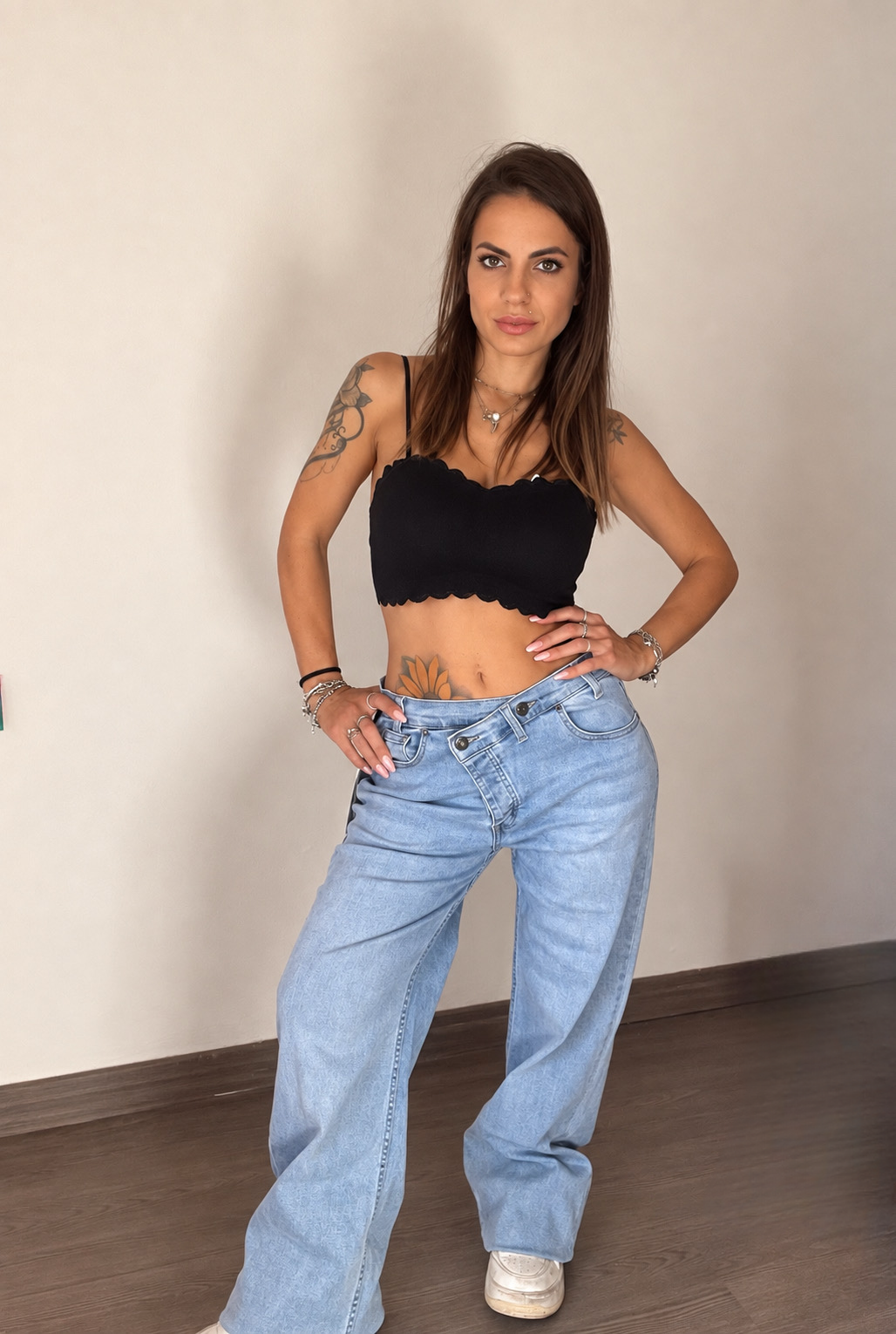 JEANS TASCA GLITTER
