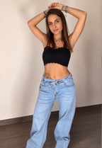 JEANS TASCA GLITTER