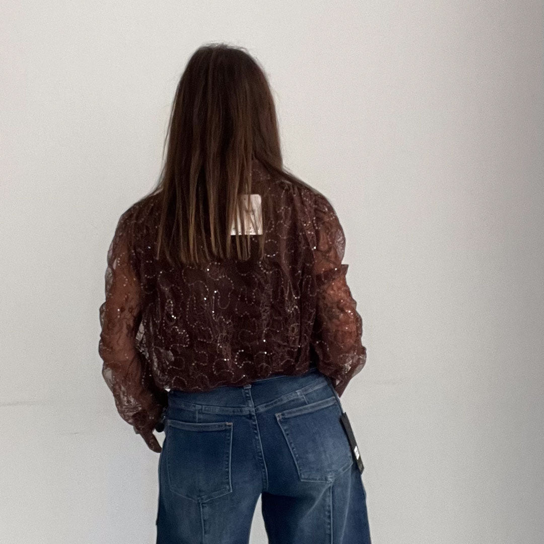 CAMICIA CHIC BROWN