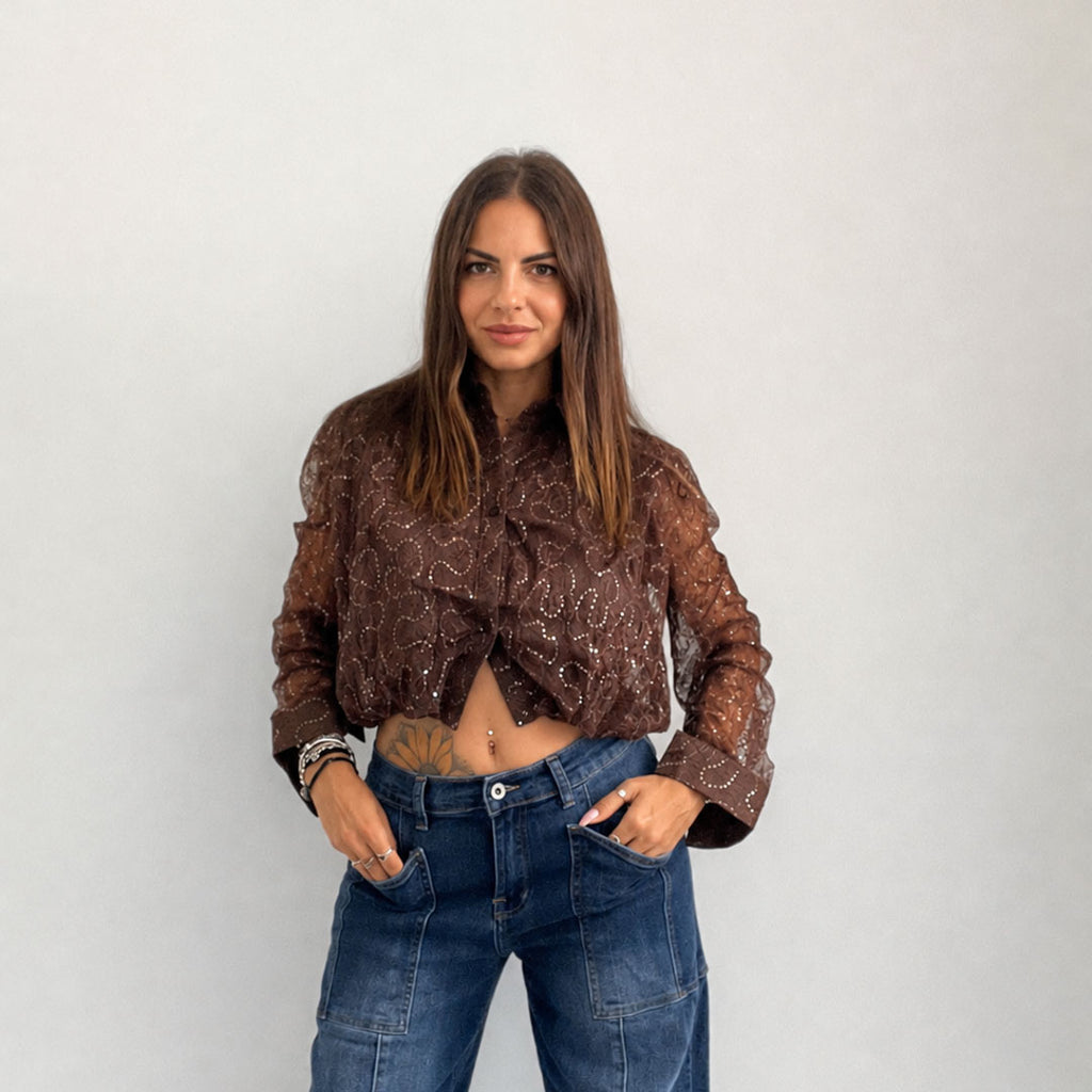CAMICIA CHIC BROWN