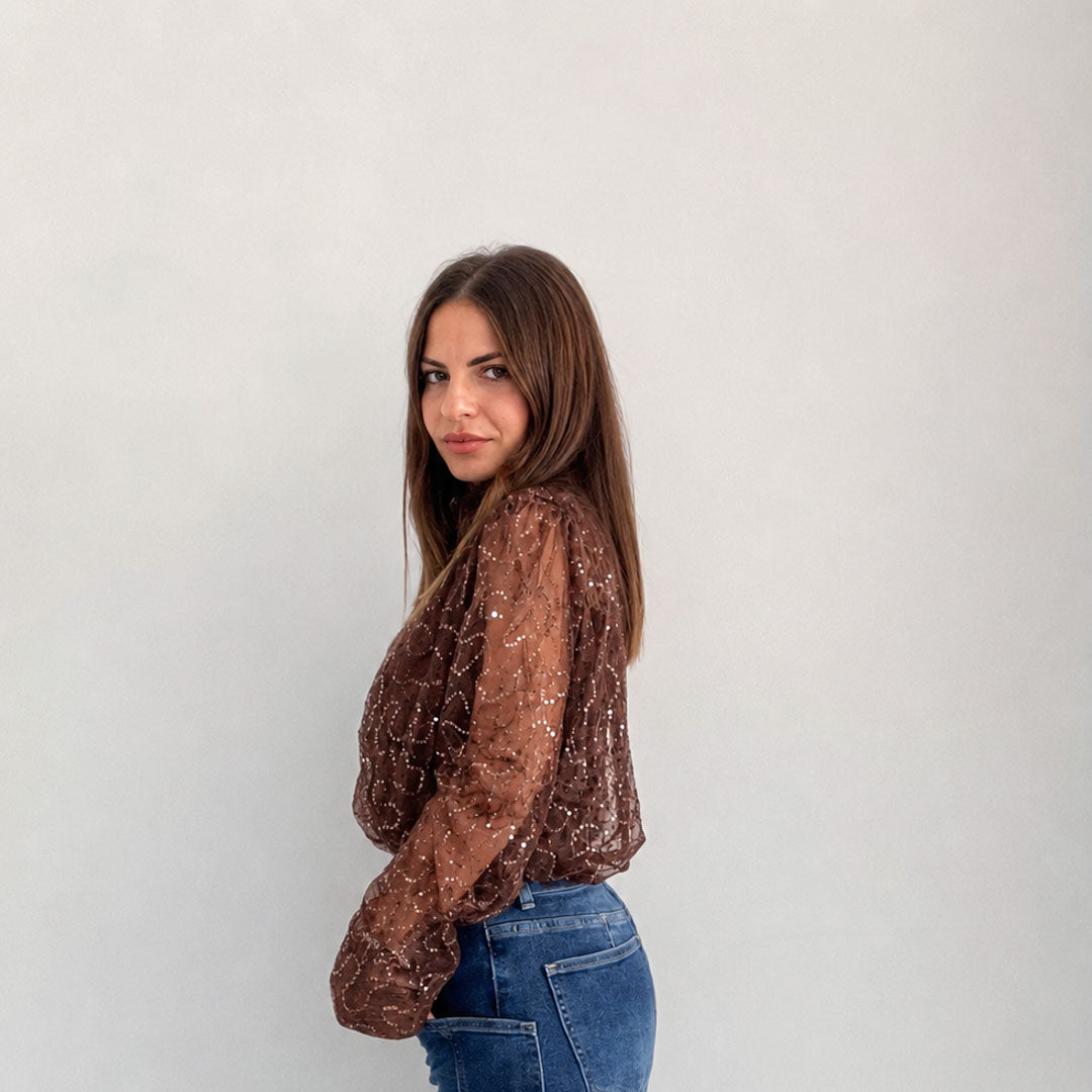CAMICIA CHIC BROWN